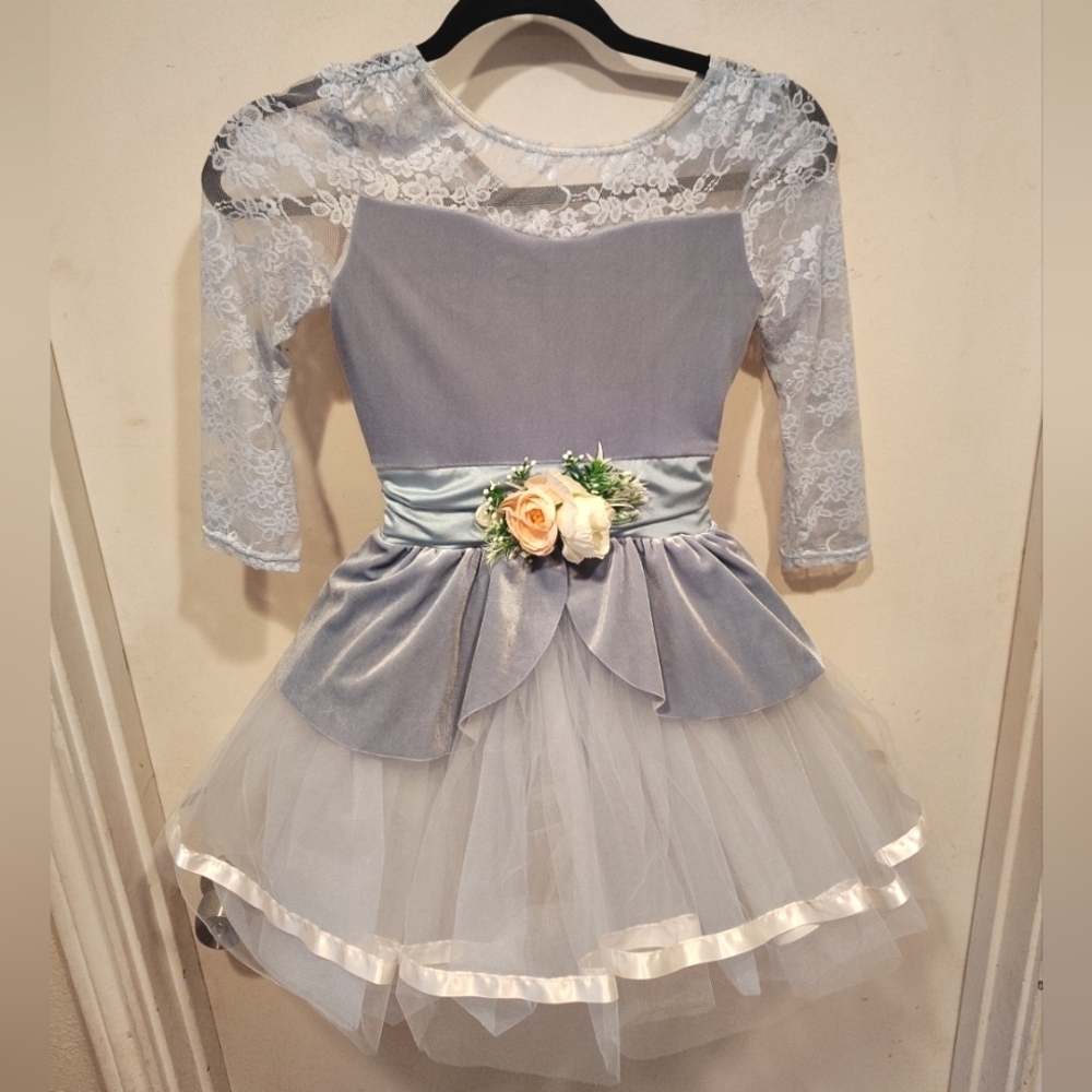 Weissman Blue When We're Together Ballerina Dress Dance Performance Child Sz M
